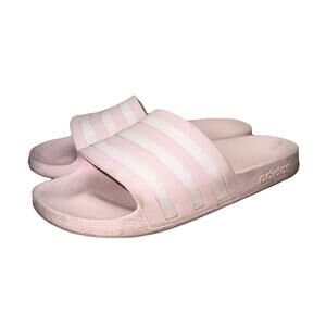 Size 8 - Women’s Adidas Slides In Light Pink